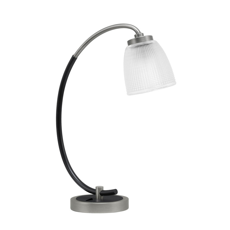 Lampe de bureau en acier inoxydable Ascalon, Graphite / noir mat