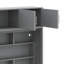Queen Size Murphy Wall Bed With Top Cabinet,Storage Shelves And Wardrobe-1525929680
