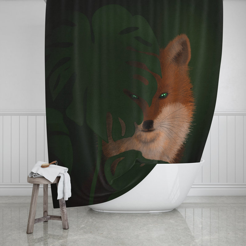 Dirazan Shower Curtain, 72" H x 70" W
