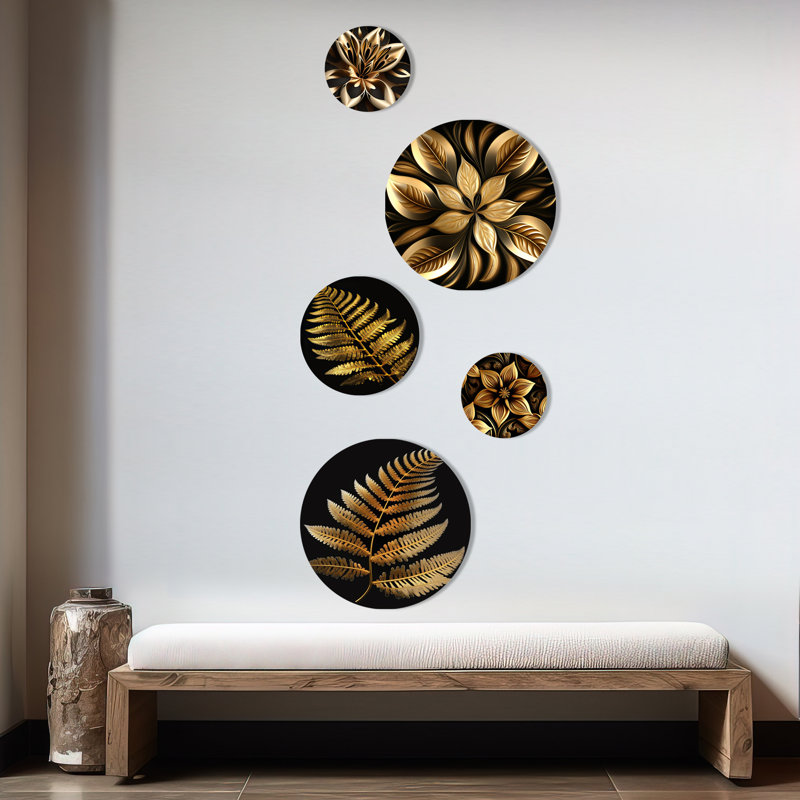 Plants & Flowers Wall Decor on Metal