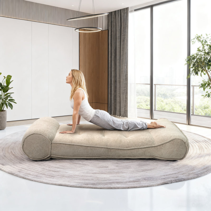 Chaise longue inclinable intérieure avec dossier réglable, fauteuil inclinable moelleux pour salon, chambre ou salle de jeux
