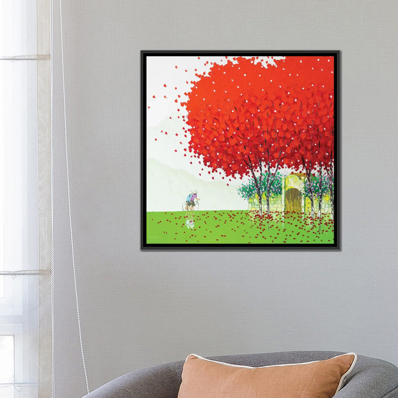 «After The Rain», peinture sur toile, H 12 po x l 12 po x P 1,5 po, Toile tendue, Pas de tapis