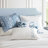 Martha Stewart Sophia Stripe Cotton Blue Comforter Set-119136835-119136837