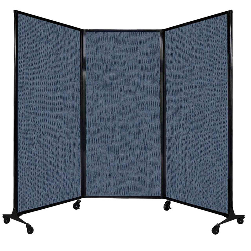 Cloison portable QuickWall, Océan, 70"H x 100"L