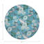 Peony Inspira Breakers Vegan Leather Round Coasters-954275808