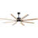 Brixham 76" 8- Blade LED Smart Chandelier Ceiling Fan with Remote Control and Light Kit Included