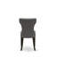 Ensemble de meubles de salle à manger 7 pièces comprenant une table de salle à manger rectangulaire avec pieds en X et 6 chaises parsons Gotham en tissu de lin foncé, noir brossé-736812660-736812658