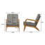 Vulpecula Velvet Armchair-1527157336