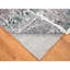 Tapis gris en laine noué à la main 7 pi 7 po x 10 pi 1 po avec laine Zoroastrian