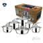 Blaumann 12 Piece Stainless Steel Cookware Set
