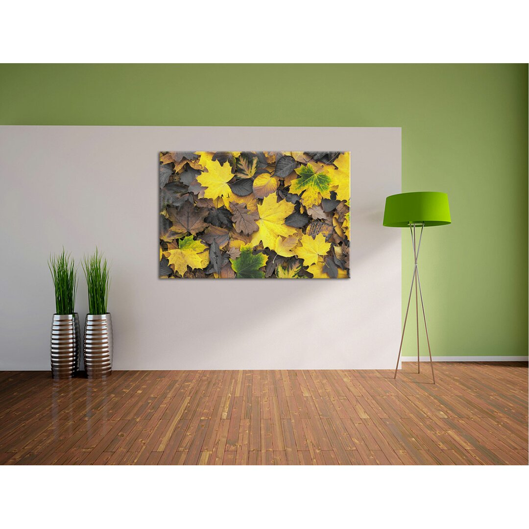 Herbstblätter Wandkunst auf Leinwand