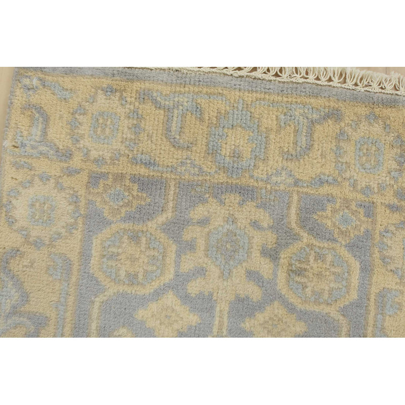Tapis oriental traditionnel en laine noué à la main 2 pi x 3 pi Oushak