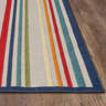 Longshore Tides Andry Striped Multi Color Indoor/Outdoor Area Rug | Wayfair