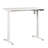 Adjustable Sit/Stand Desk With White Finish, Spacious Surface, And Ergonomic Memory Settings For Enhanced Comfort And Productivity.