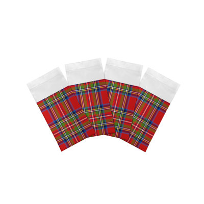 Serviettes de table en satin de coton Christmas