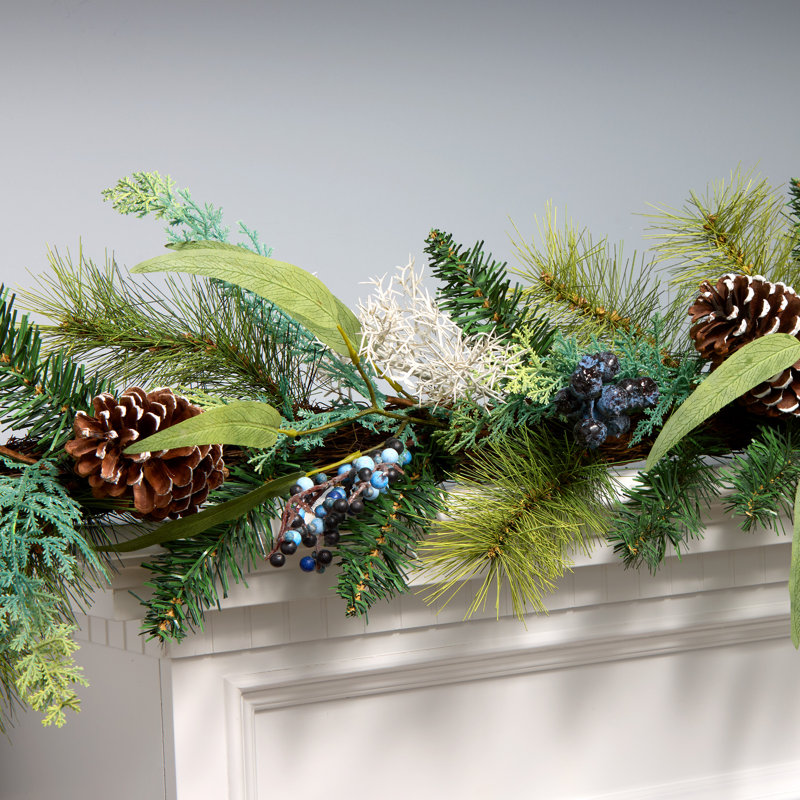 6ft. Blueberry Fields Garland