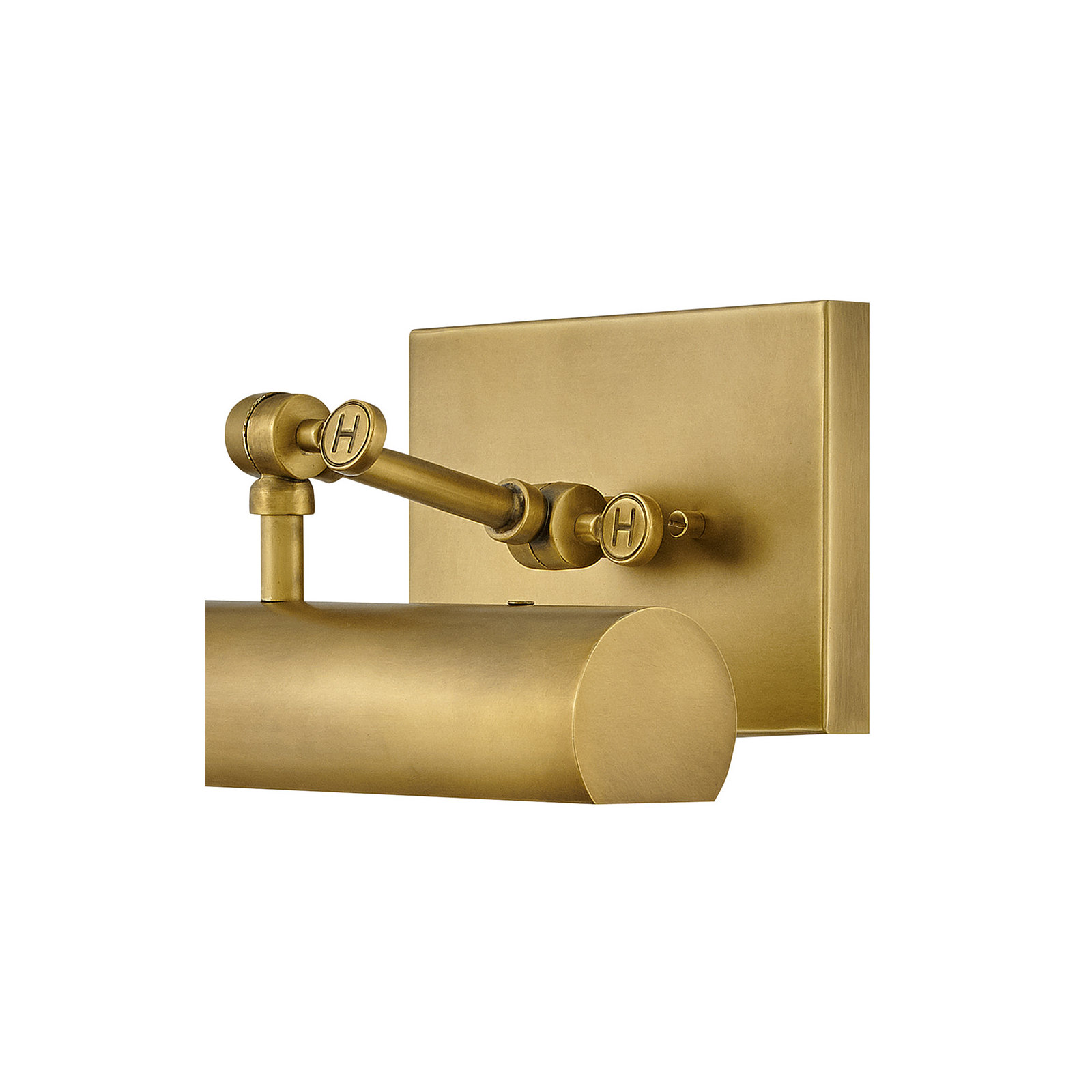 Stokes Adjustable Plug-in Wall Sconce w/ On/Off Switch, Heritage Brass