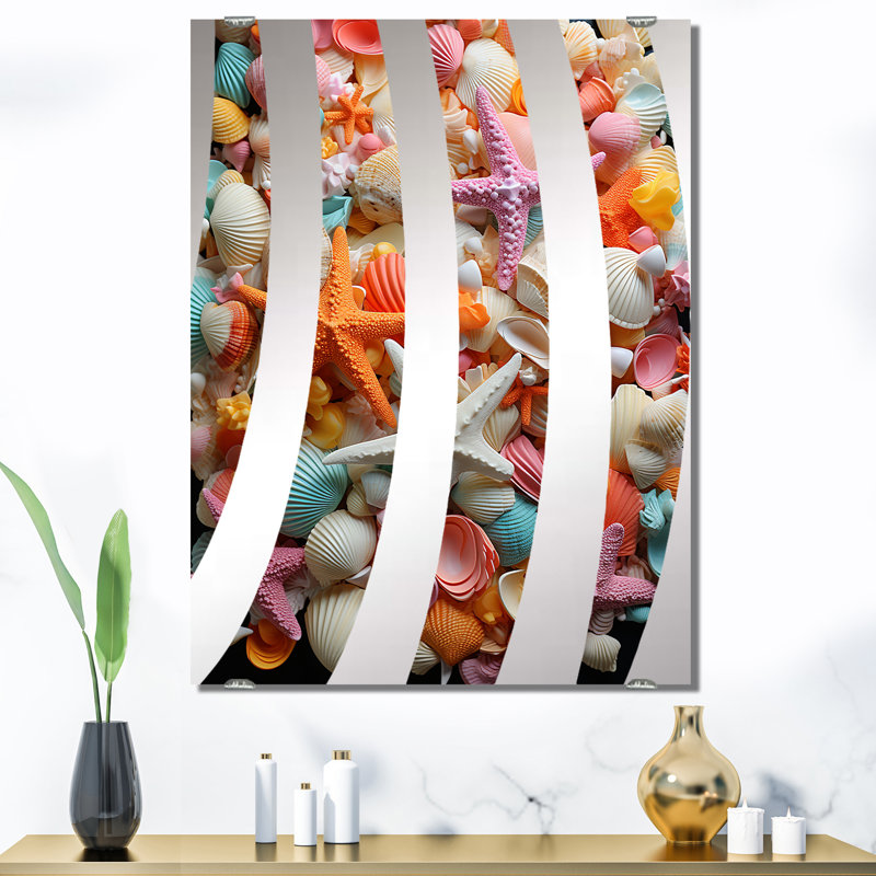 Miroir mural Ceide - Coastal Tropical MIR133046, 40 po x 30 po