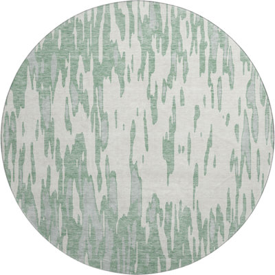 Premium Machine Washable Prisco Sage Rug