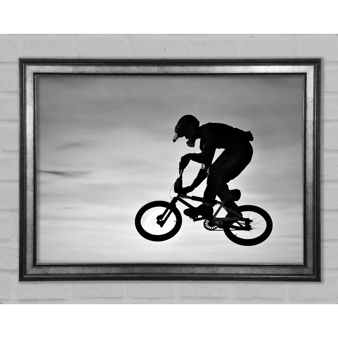 BMX Jump B N W - Drucken