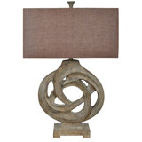 Coiled Resin Table Lamp