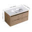 Meuble-lavabo mural 36 po avec lavabo gel