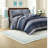 Premium Bedding Sets, Microfiber King Quilt, Modern Striped Home Comfort