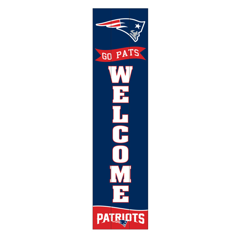 Enseigne murale 47 po NFL, NFL New England Patriots