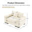 Canapé modulaire surdimensionné 54,3 po Cloud-313098162