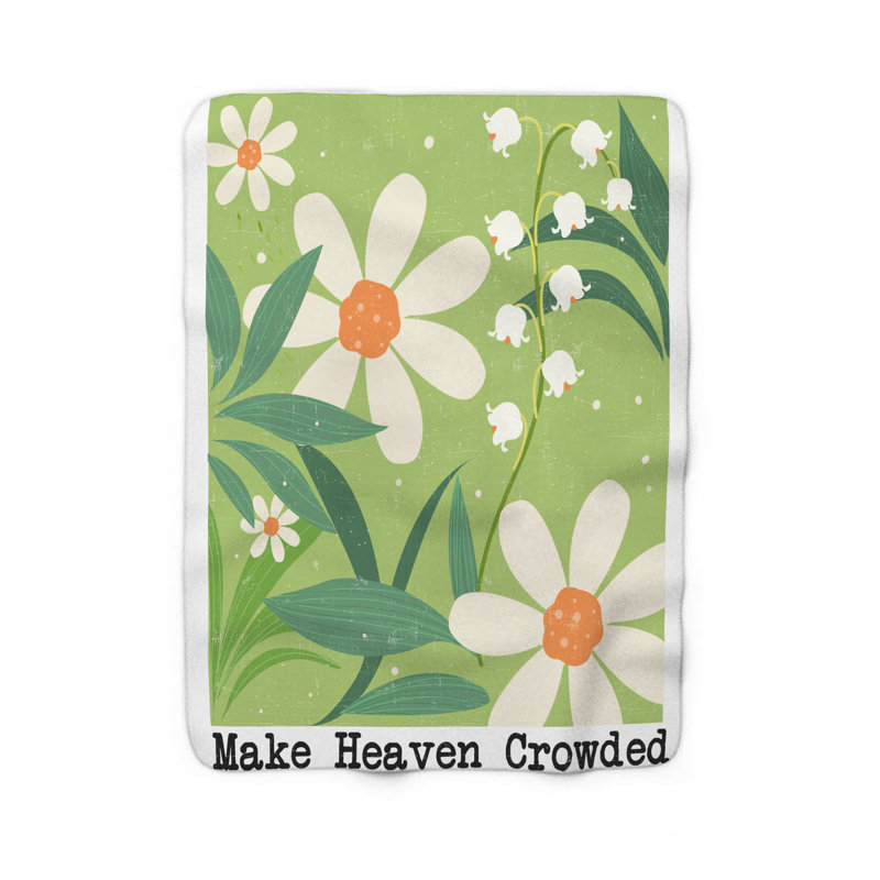  Couverture à motif floral «Make Heaven», Grand lit
