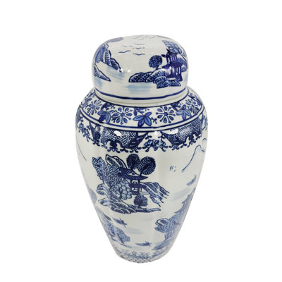 Abdulah Porcelain China Ginger Jar