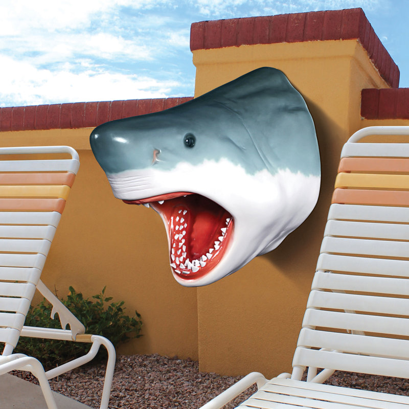 Sculpture murale Great White Shark