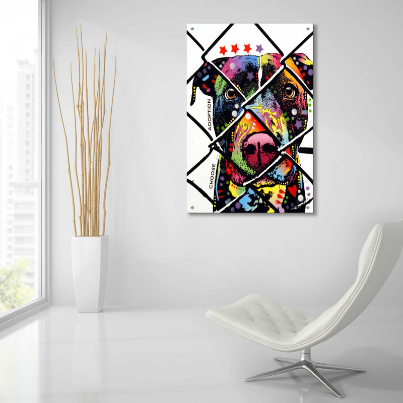 Hokku Designs «Select Adoption» par Dean Russo, art mural en verre acrylique ACR-18477, H 36 po x l 24 po x P 0,2 po