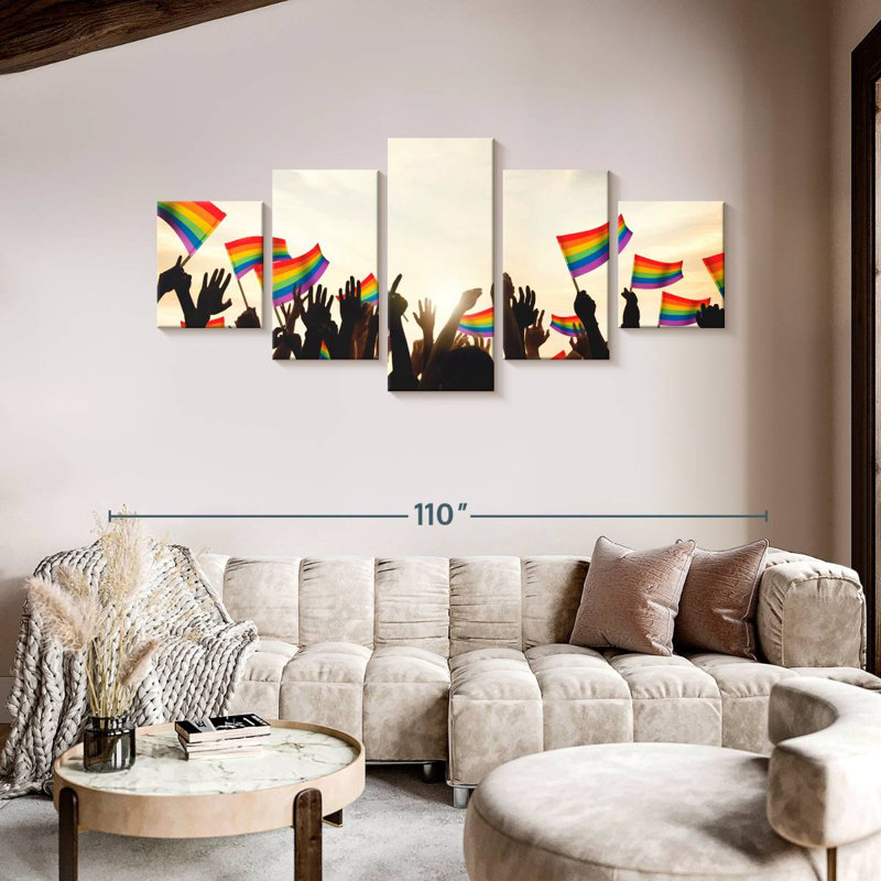 LGBT, 42" H x 92" W