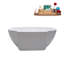 65'' x 31.5'' Soaking Acrylic Bathtub-95288481