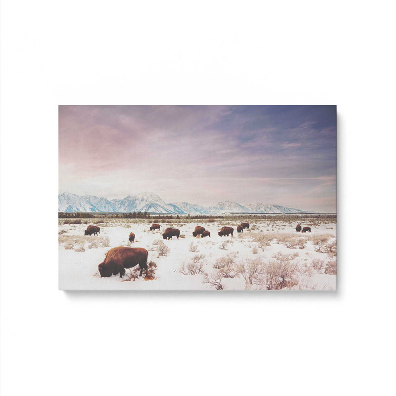 Winter Plains Bis, H 12 po x l 18 po, Toile tendue, Ne s’applique pas