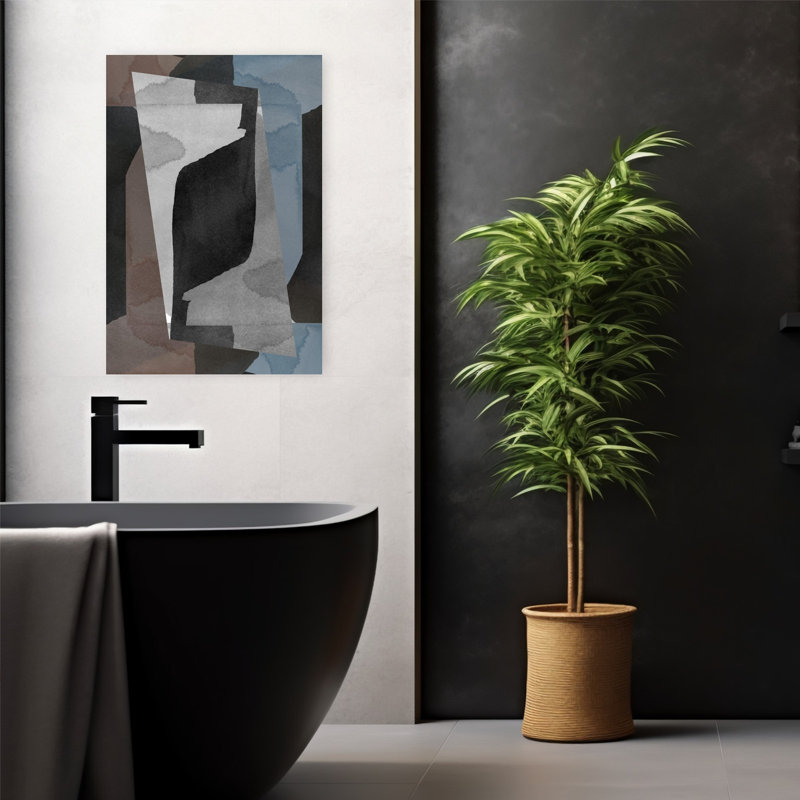 Art contemporain contemporain abstrait, H 24 po x l 16 po