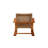 Chales Oak Woven Lounge Chair, Brown
