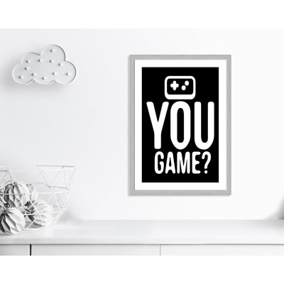 «You Game inversée», art encadré