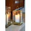 Antique Brass Candle Lantern-863312585