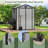 6 ft. W x 4 ft. D Durable Resin Outdoor Storage Shed With Floor, Waterproof UV-Resistant Plastic Garden Shed For Backyard Tools, Bikes & Equipment, Durable All-Weather Storage Shed For Outside-119918345