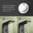 55.12'' Shower Panel with Adjustable Shower Head-74861544