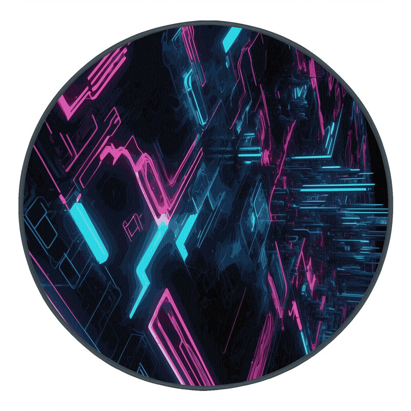 Lumina Fractals Rug, Round 7'
