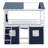 Low House Style Bunk Bed With Roof-1238491741-1238491742