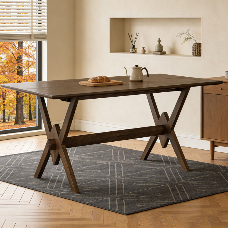 Table de salle à manger 63 ", Noyer