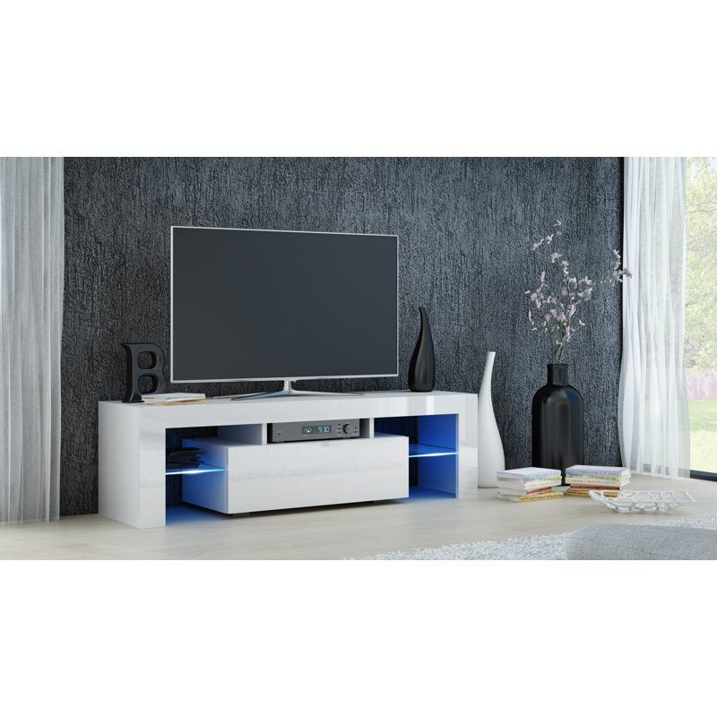 Allengrove Unfinished TV Stand for TVs up to 60", White