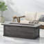 50,000 Propane Fire Pit, 56" Concrete, Grey Wood-like Finish - Add Warmth To Your Outdoor Life Concrete Pit With , Rectangular, Wood Appearance Patio
