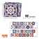 Mahogany Azulejo Mix PVC Mosaic Tile Sticker - 15cm x 15cm