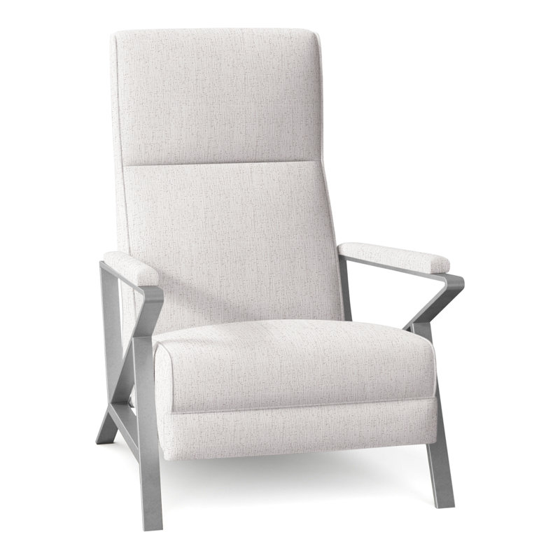 Infinity 28.25" Wide Manual Standard Recliner, Brushed Nickel, Perigold Caper Moss