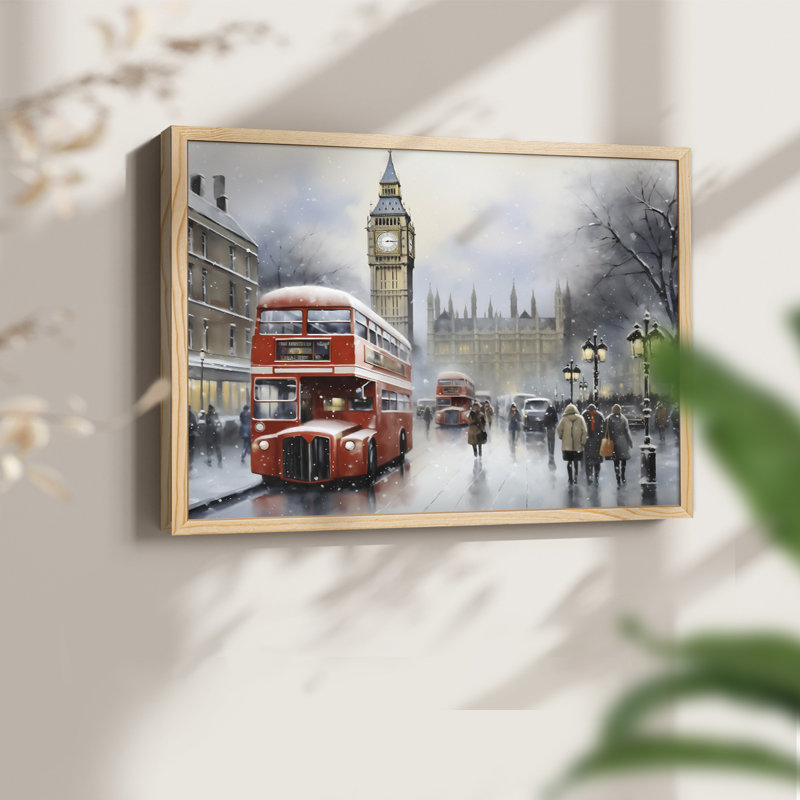 Chirstmas Art-CCCXXVIII -Framed Print - Restickable, H 8 po x l 10 po, Naturel